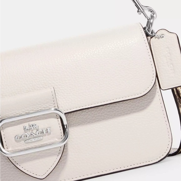 Coach Morgan Shoulder Bag in Silver/chalk multi - Picture 4 of 15
